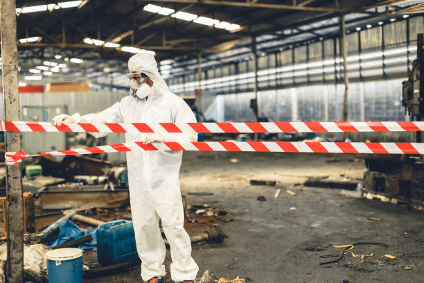 Professional Biohazard technician working in Springfield, IL